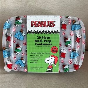 New 20-Piece Food Storage Containers: Peanuts